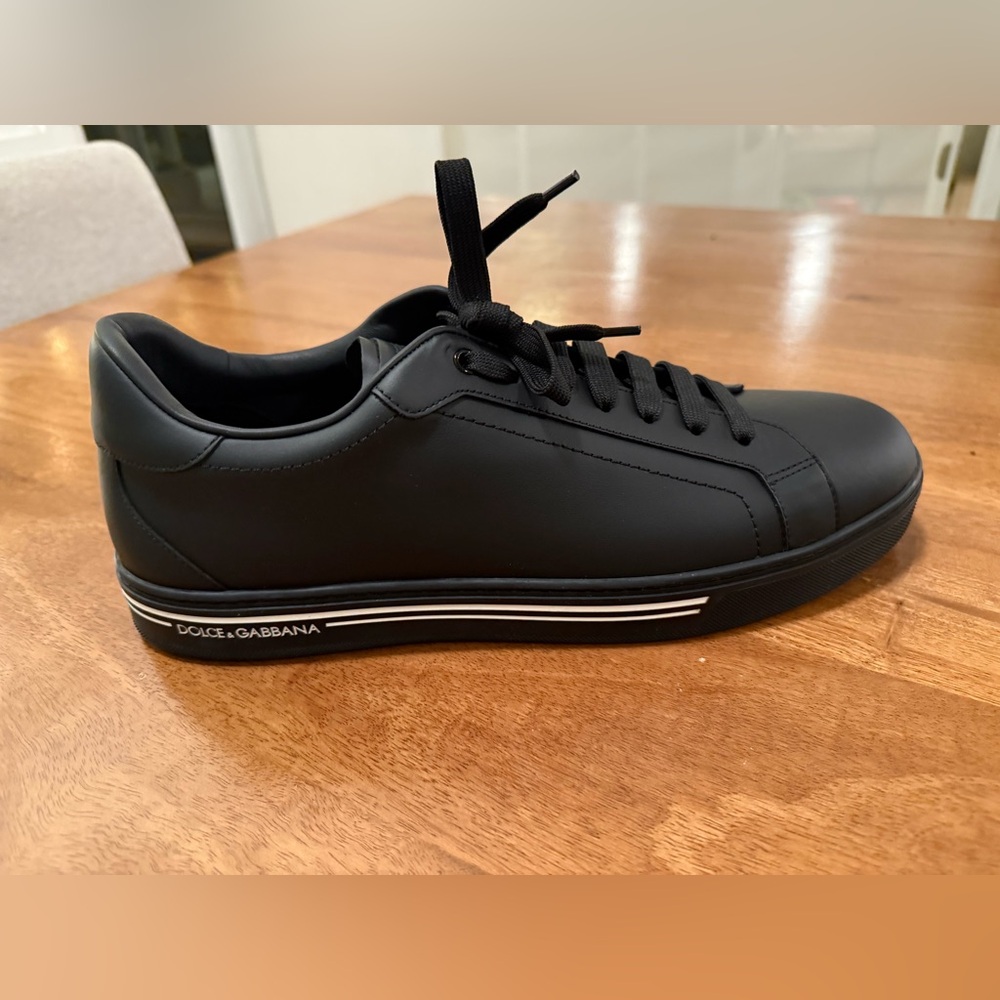*NWT* Dolce & Gabbana Sneakers Bassa Vitello Nappato
